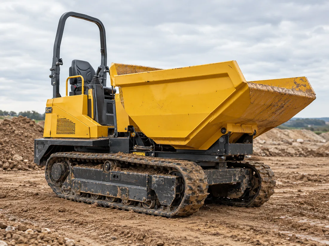 Dumper cingolato a noleggio a Trento per fondi difficili e pendii Dumper cingolato a noleggio a Trento per fondi difficili e pendii